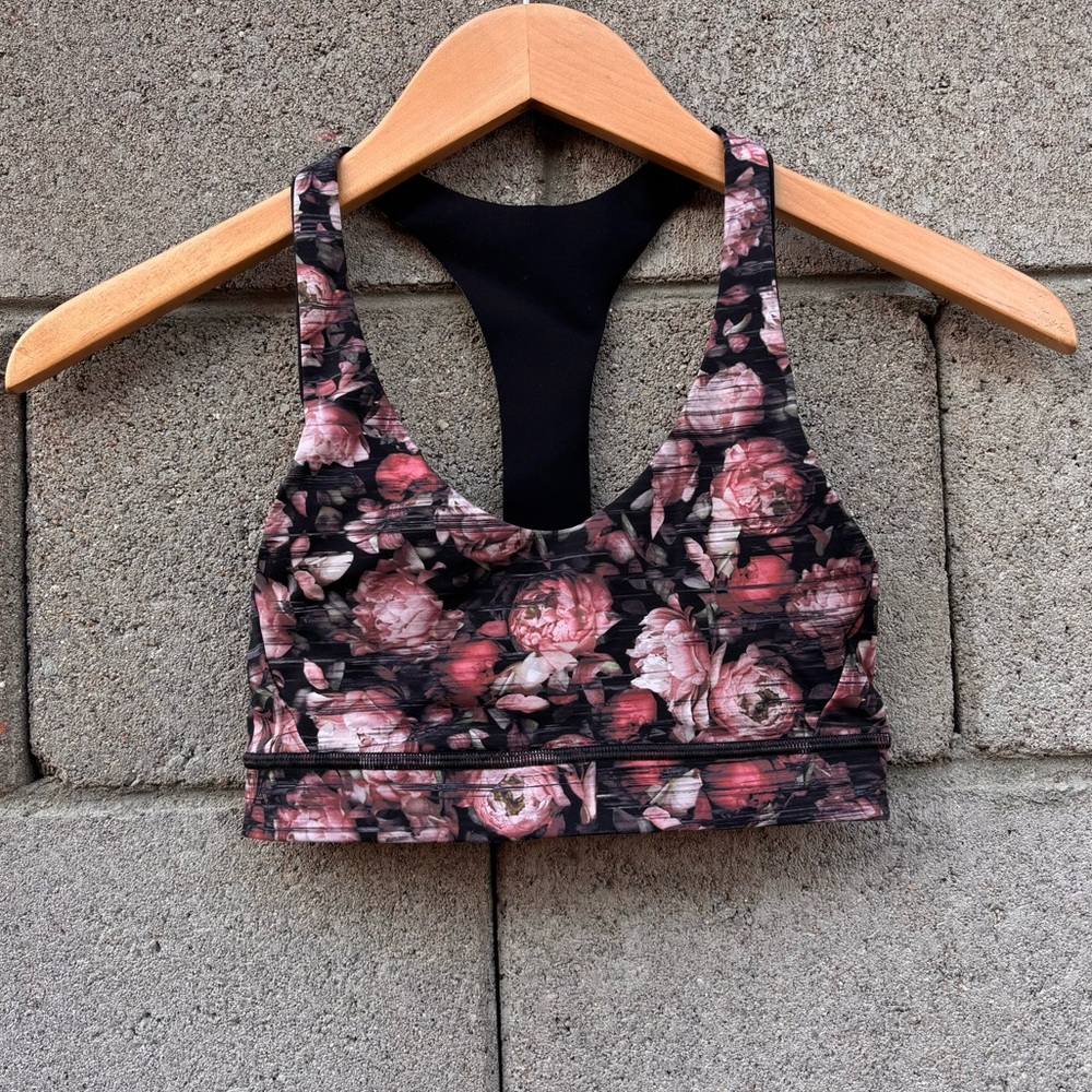 Lululemon Break Free Bra Peony Multi